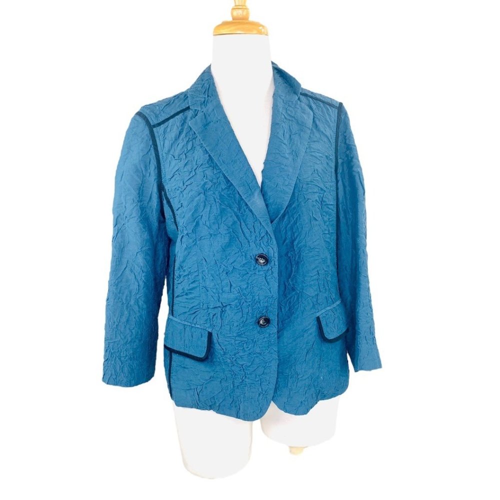 40% OFF SALE❗️ Rachel Roy Signature Silk Blend Blazer Light Spring Jacket SZ 10 - Picture 2 of 11